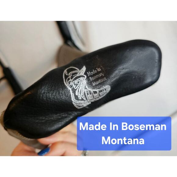 Cowboy Boot Gray Crossbody Purse/bag. Made USA. Sturdy straps. Cowgirl. Western. - Picture 3 of 16